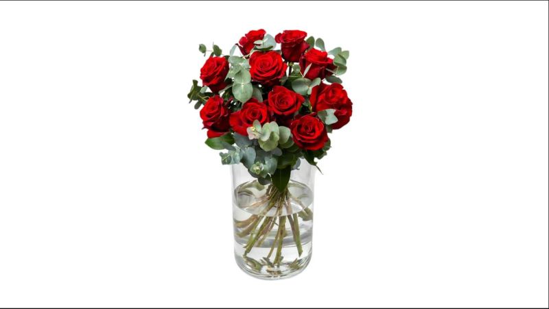 Red Roses Bouquet 11 Pieces