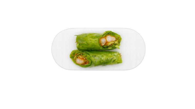 Crevette / Wraps Tempura De Crevettes / Avocat / Oignons Frits / Coriandre