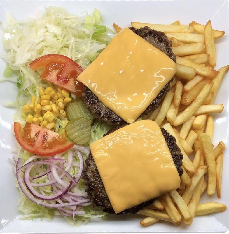 Assiette Cheeseburger