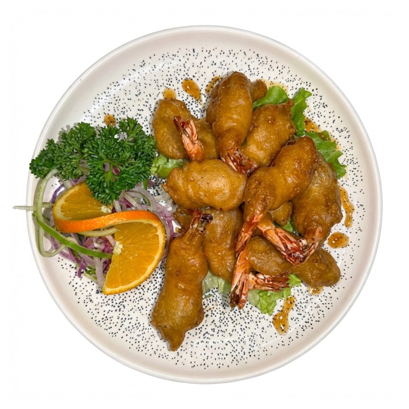 Scampis Frits À La Sauce Aigre-Douce