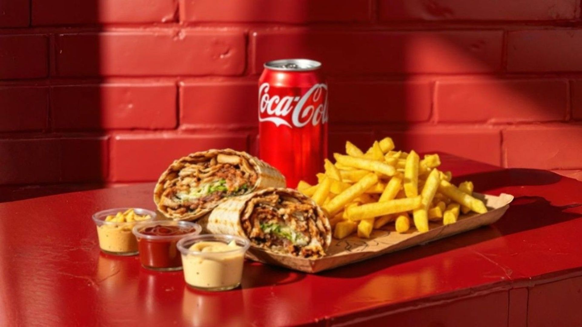 Menu Wrap Original ( Wrap + Boisson + Frites ) 🌯