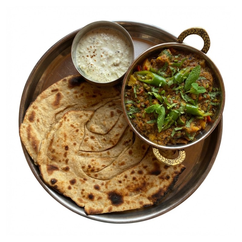 58. Paratha (Vegan)