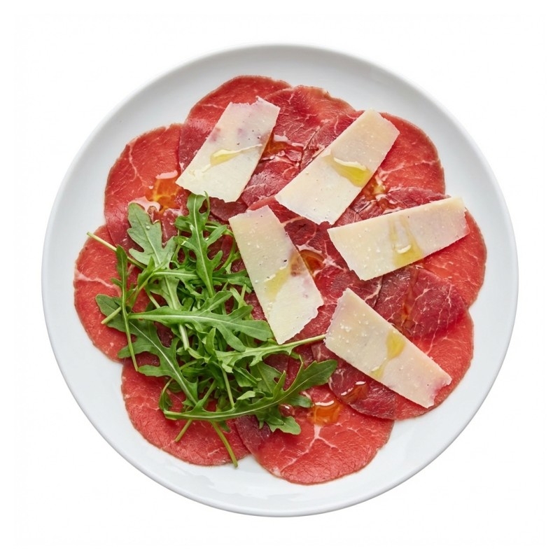 Carpaccio De Boeuf Et Sa Salade Verte