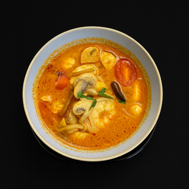 (10) Crème Épicée Aux Crevettes