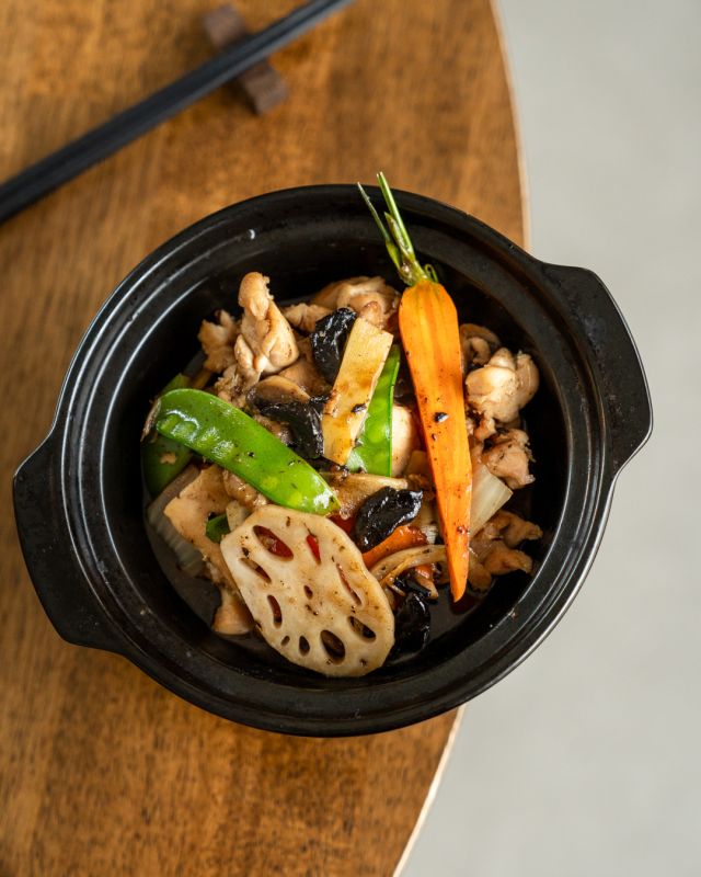 Wok De Poulet Ail Noir