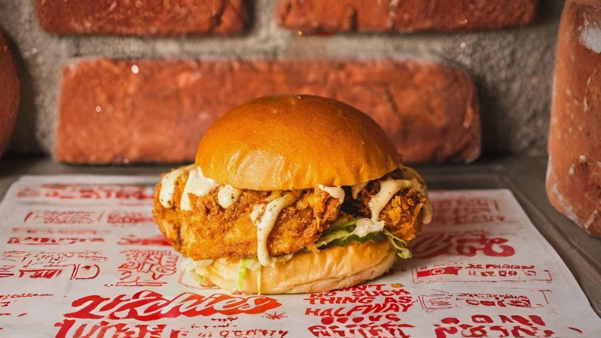 Garlic Chicken Burger 🐔