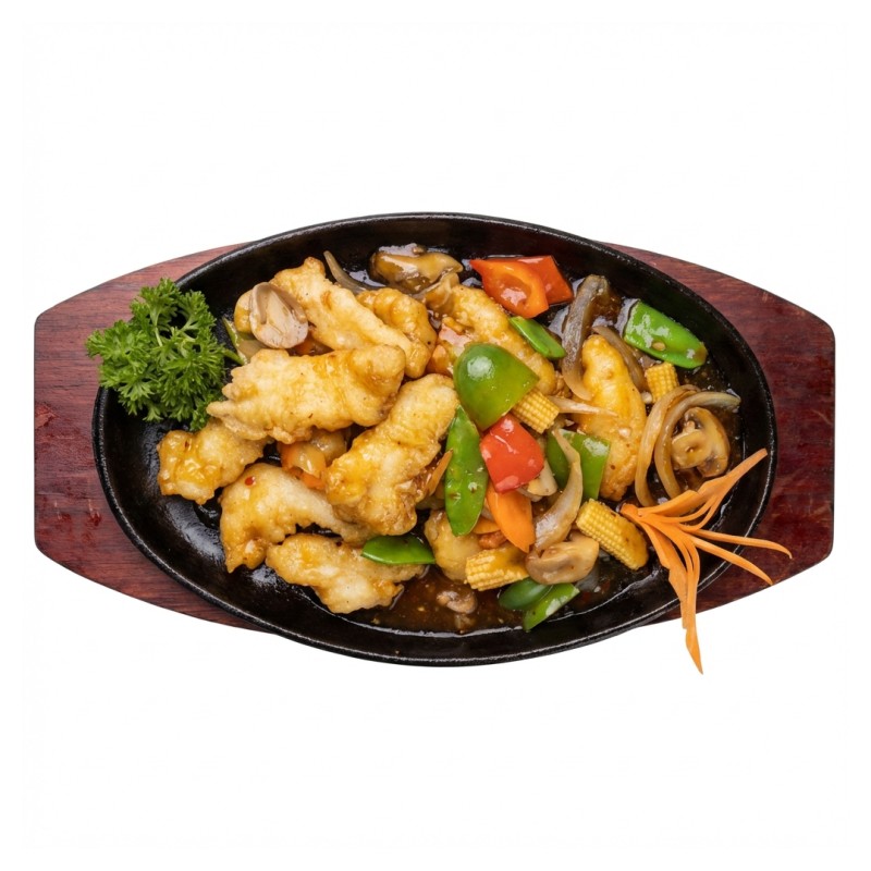 Filet De Poisson À La Sauce Piquante