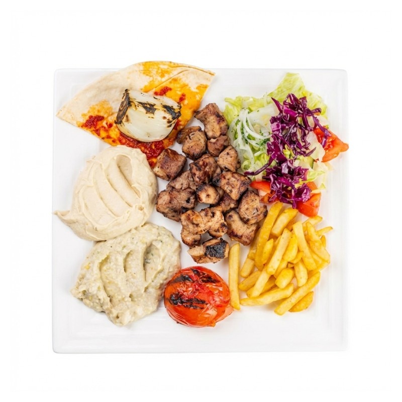 Assiette Brochette D'agneau 1 Personne