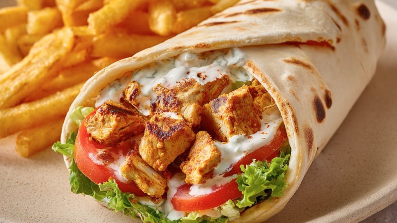 Menu Durum Brochette De Poulet