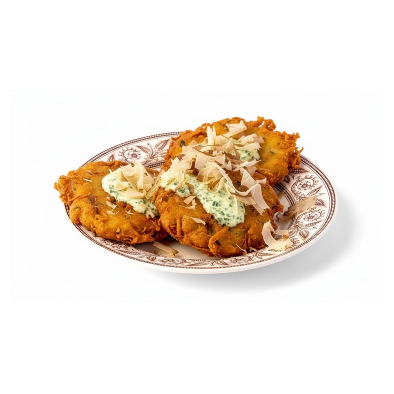 Gromperenkichelcher Mat Bacalhao