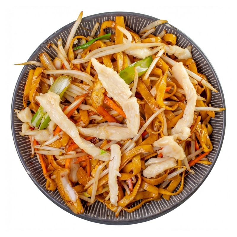 Nouilles Sautées Au Poulet