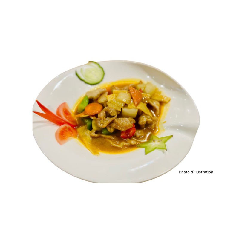 605 Porc Au Curry Jaune