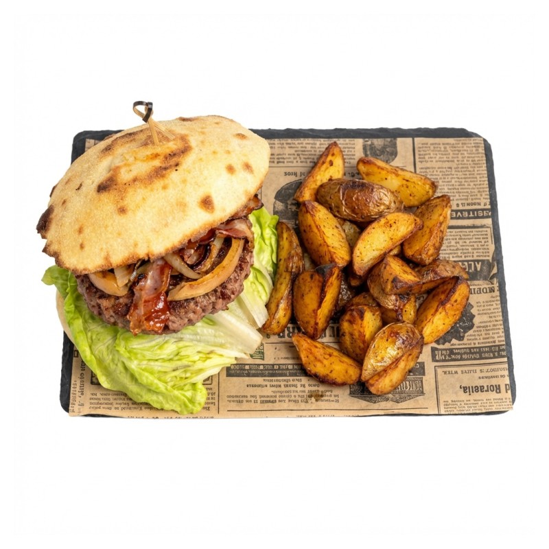 Burger Italiano Con Potatoes