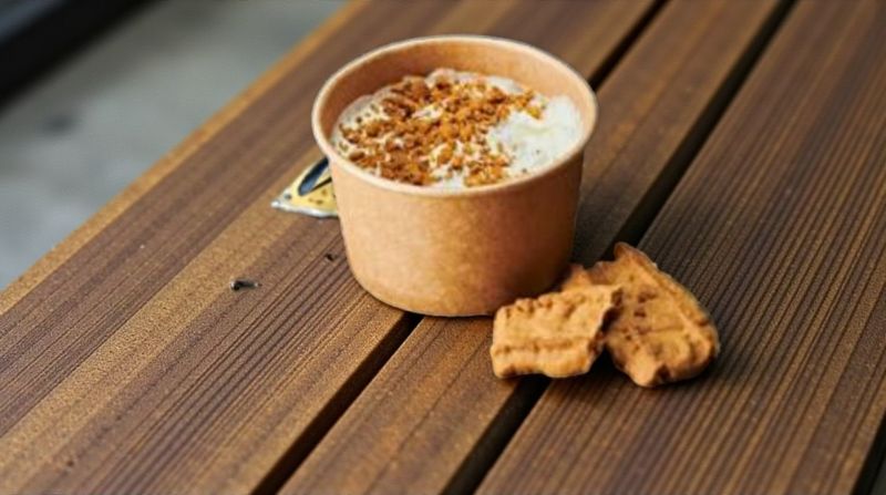 Crème Dessert, Brisures De Spéculos