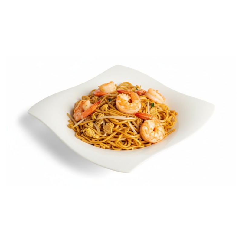 Nouilles Sautées Au Scampis