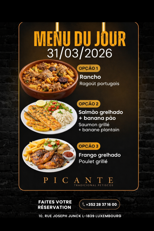 Menu Du Jour Rancho (Ragoût Portugais)