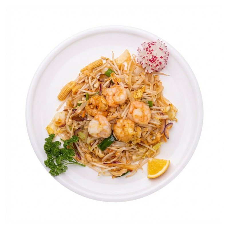 99 - Nouilles Thaï Sautées Aux Crevettes