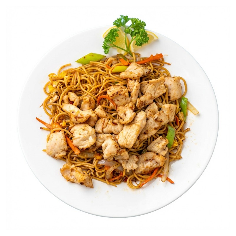 86 Nouilles Sautées Au Poulet