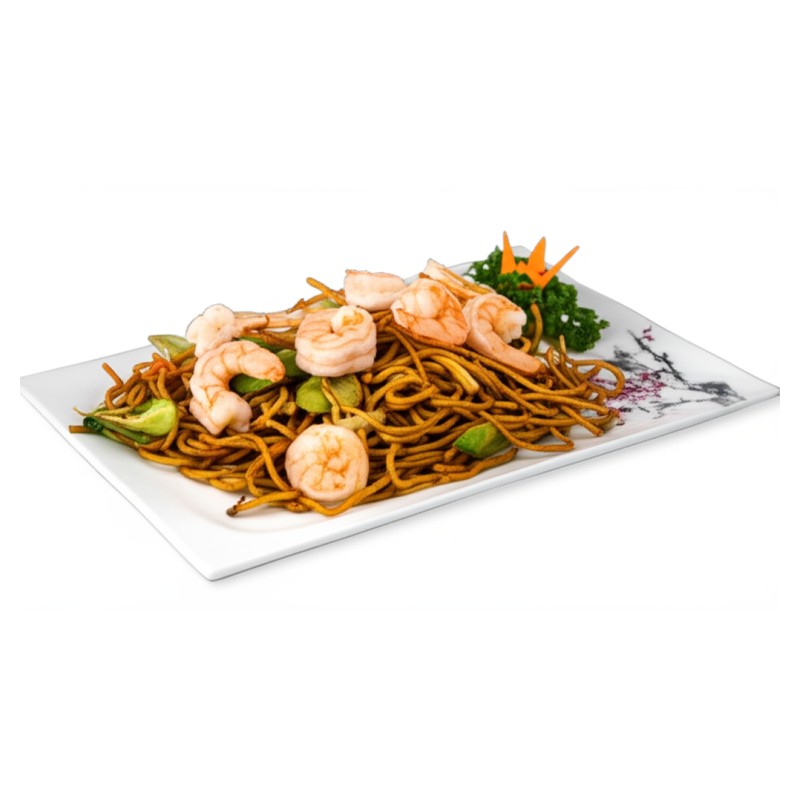 Nouilles Sautées Au Scampis