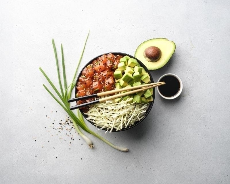 Poke Salmon Teriyaki