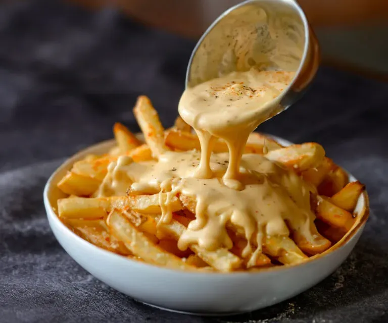 Frites Au Fromage Chaud