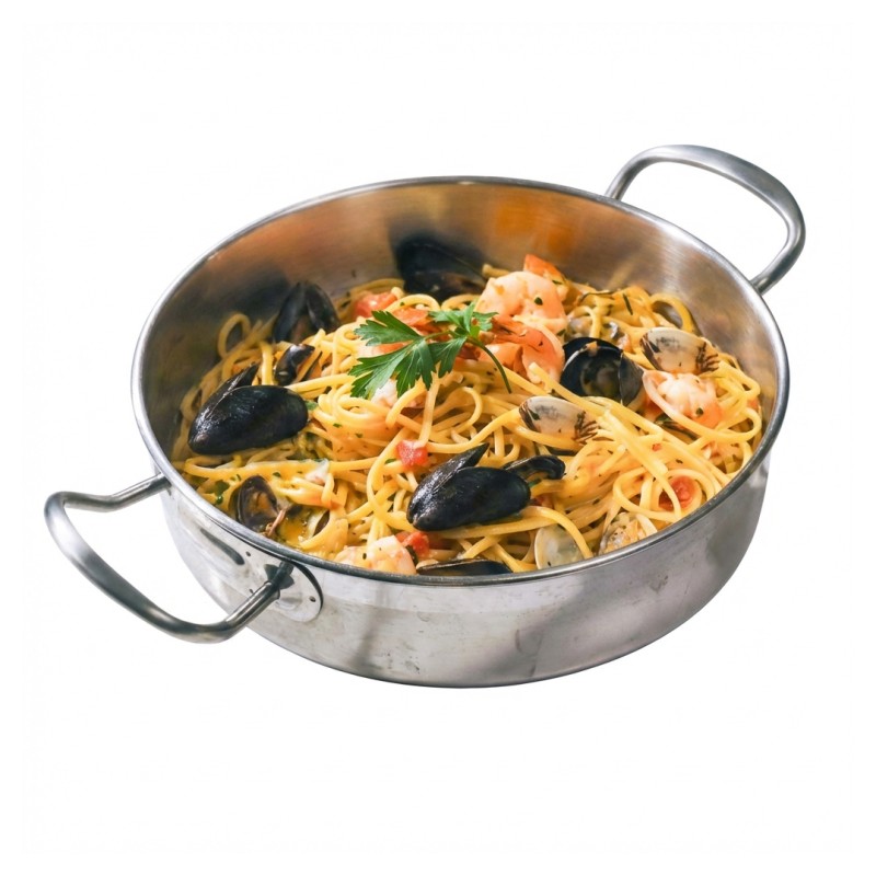 Linguine Ou Schiaffoni Aux Scampis Et Fruits De Mer