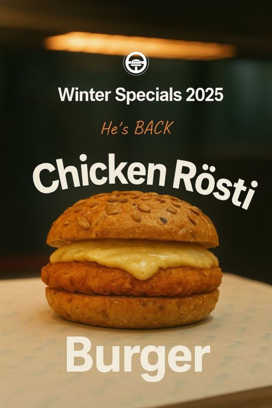 Chicken Rösti Burger