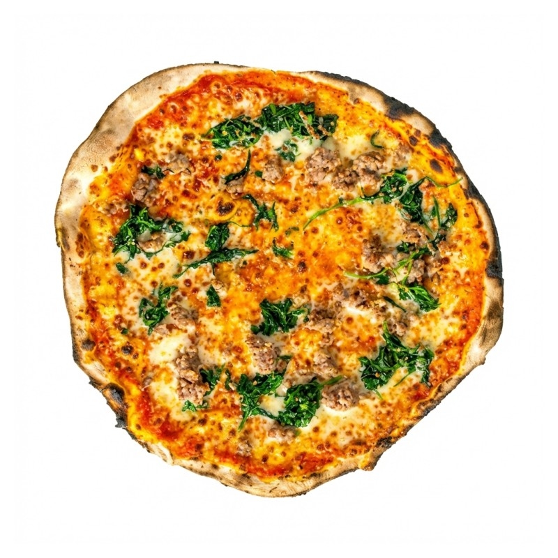 Pizza Salsiccia E Spinaci