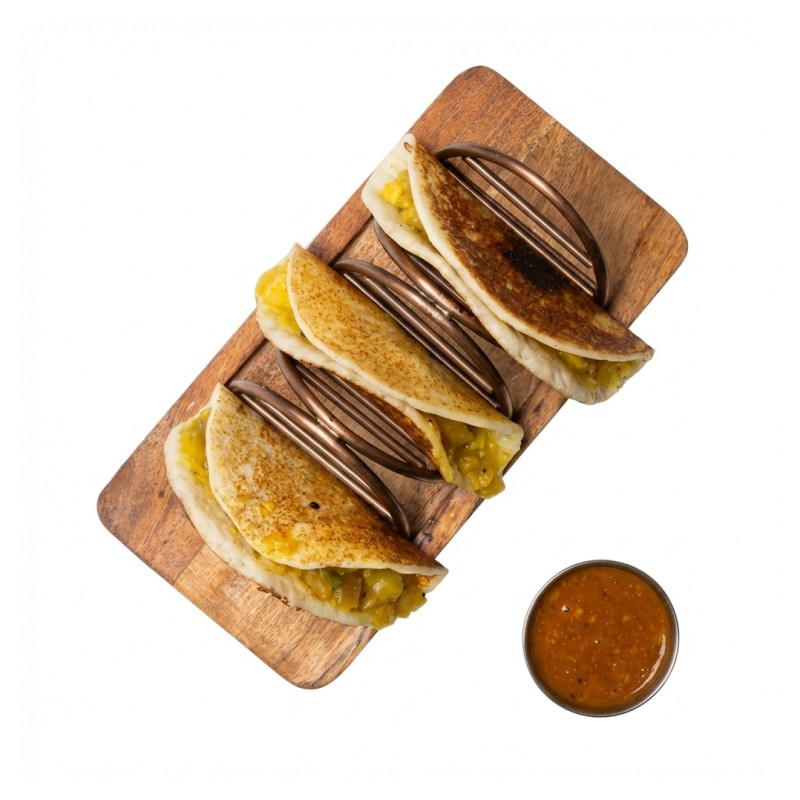 Dosa Tacos - Spicy Potatoes Masala