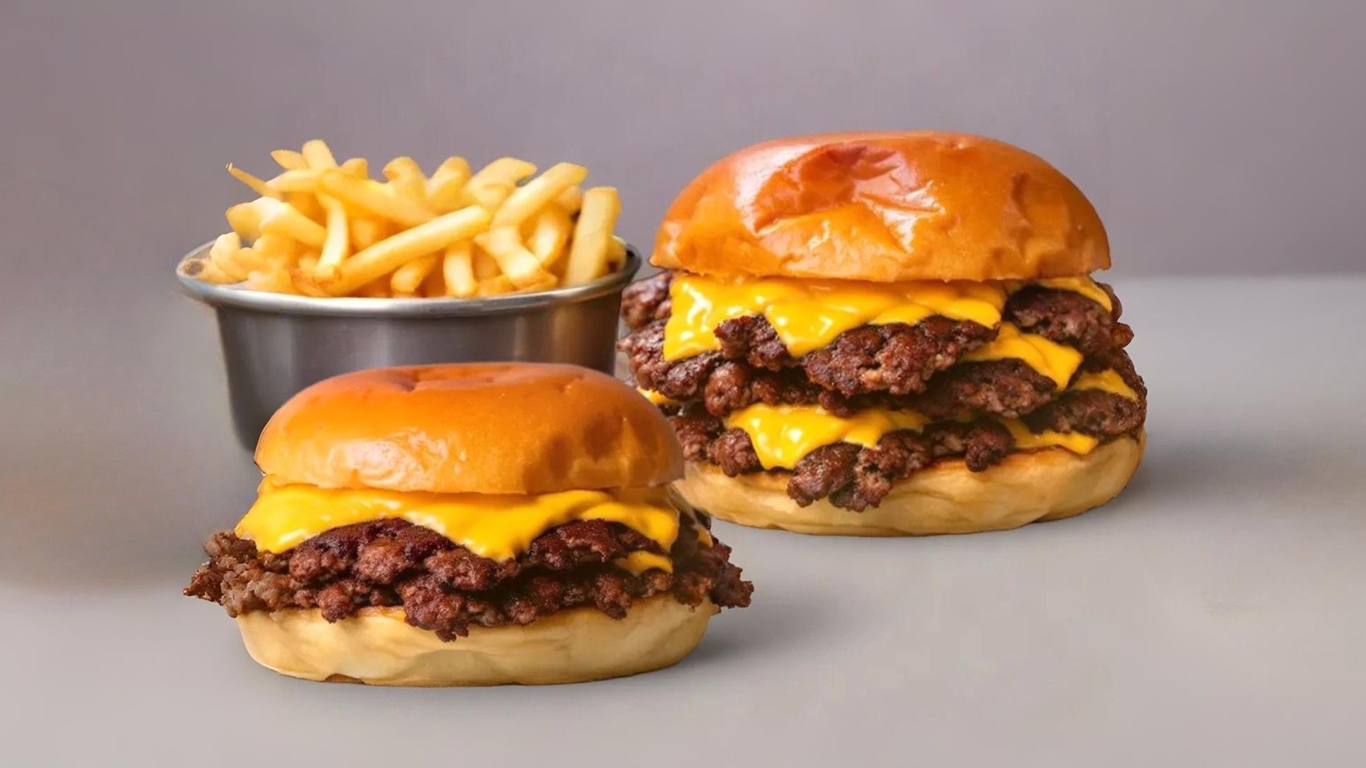 Menu Duo ( X2 Smash Burger 🍔 + 1 Fries🍟)