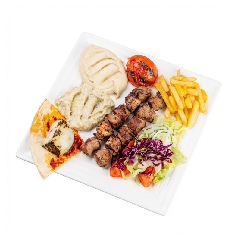 Assiette Brochette De Poulet 4 Personnes