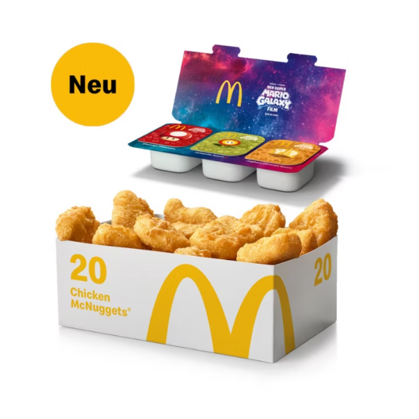 20 Chicken Mcnuggets® + Dipset