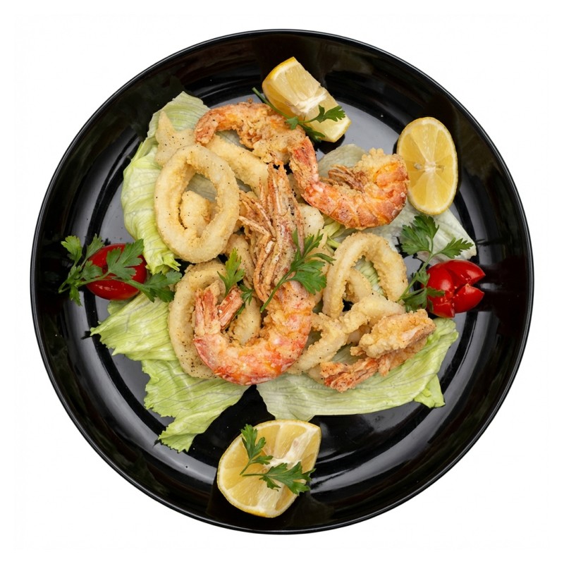 Calamars Et Scampis Frits