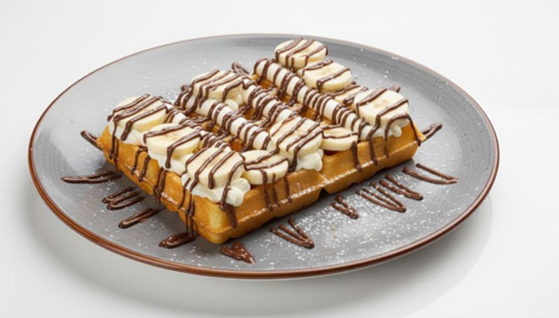 Gaufre De Bruxelles - Banana Nutella