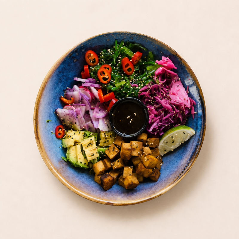 Poke Bowl Tofu Fumé