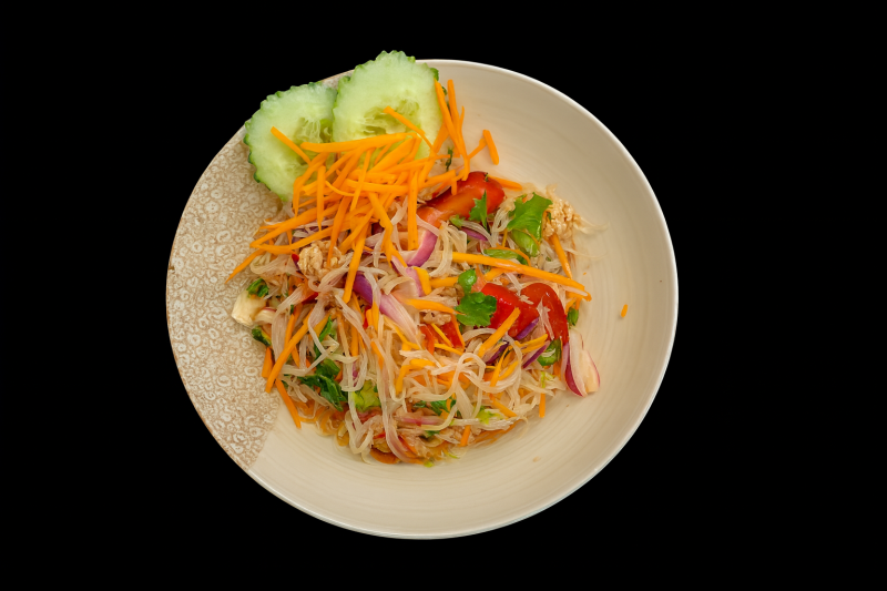(06) Salade De Nouilles De Verre Avec Poulet