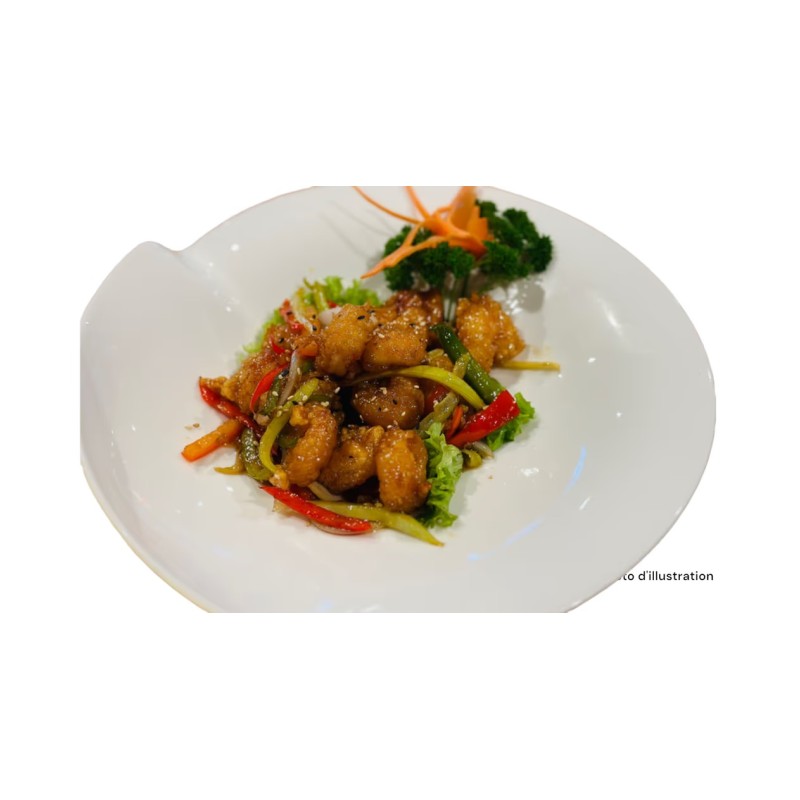 706 Scampis Et Assortiment De Légumes