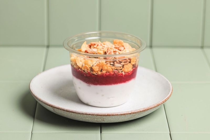 Tapioca Framboise Rhubarbe