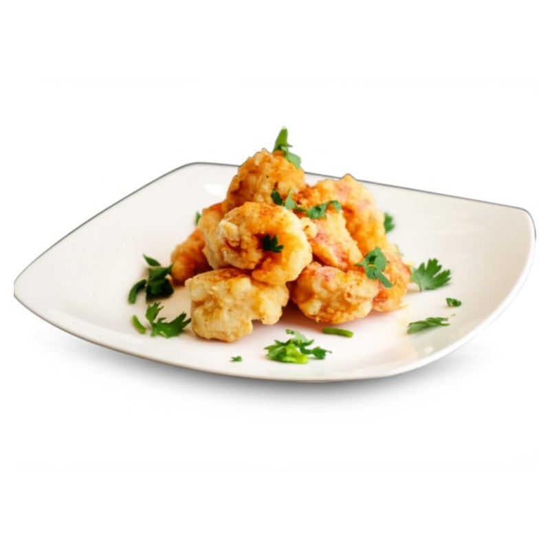 Scampis Sel Et Poivre Plat