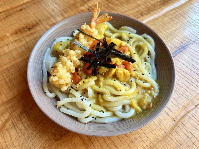 Curry Chicken Tempura Udon