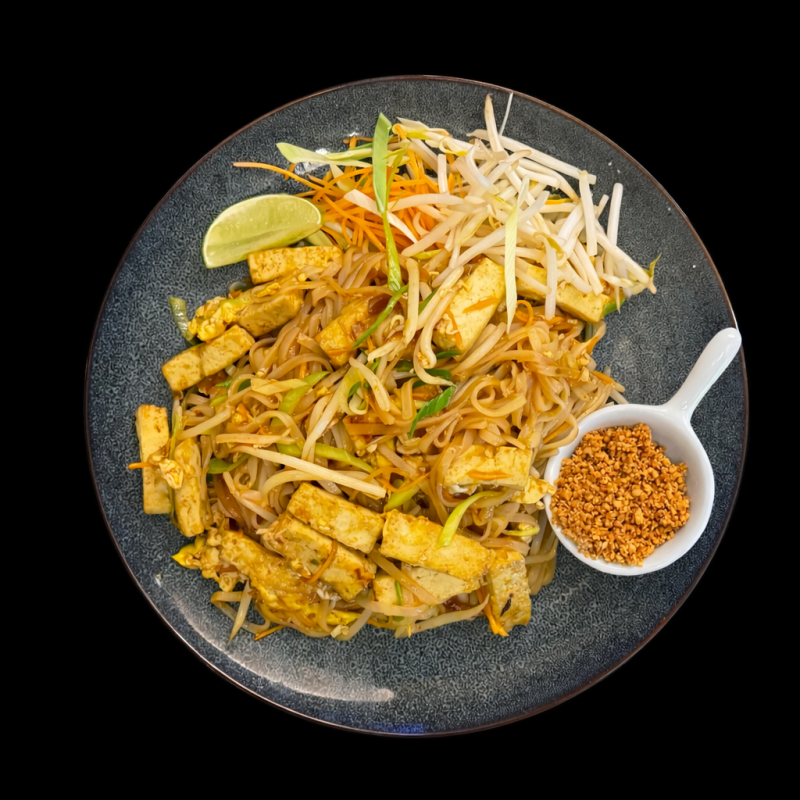 (Vtr11) Nouilles Thaïlandaises Sautées Au Tofu
