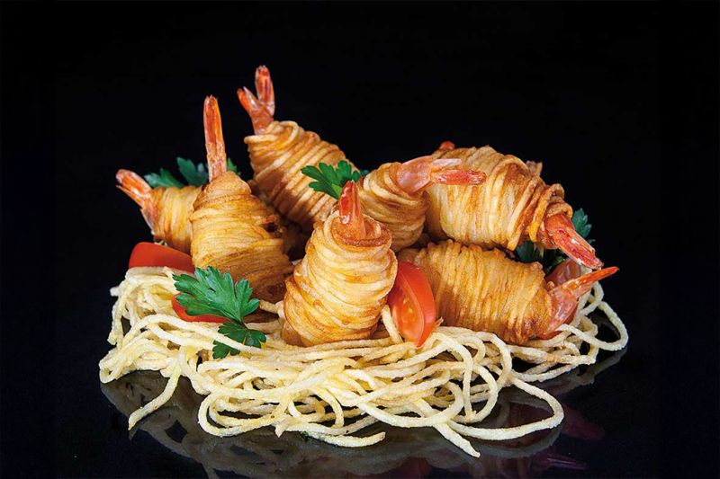 Crevettes En Cage Pommes De Terre