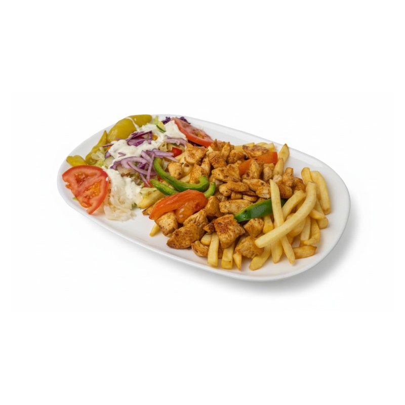 Assiette Brochette De Poulet