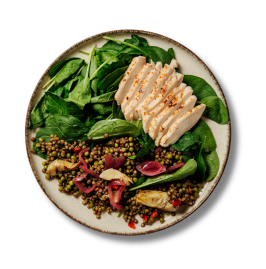 Salade Poulet Et Lentilles