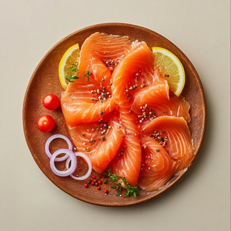 Assiette De Saumon Fumé