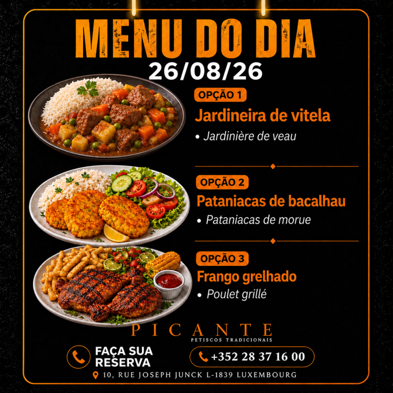 Menu Du Jour Jardineira De Vitela (Jardiniere De Veau)