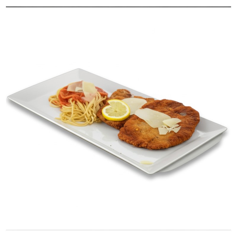 Escalope Milanese Avec Pates Ou Frites