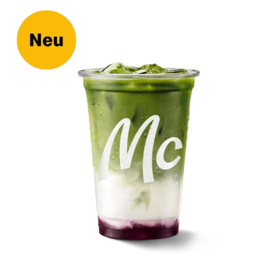 Iced Matcha Latte Blueberry