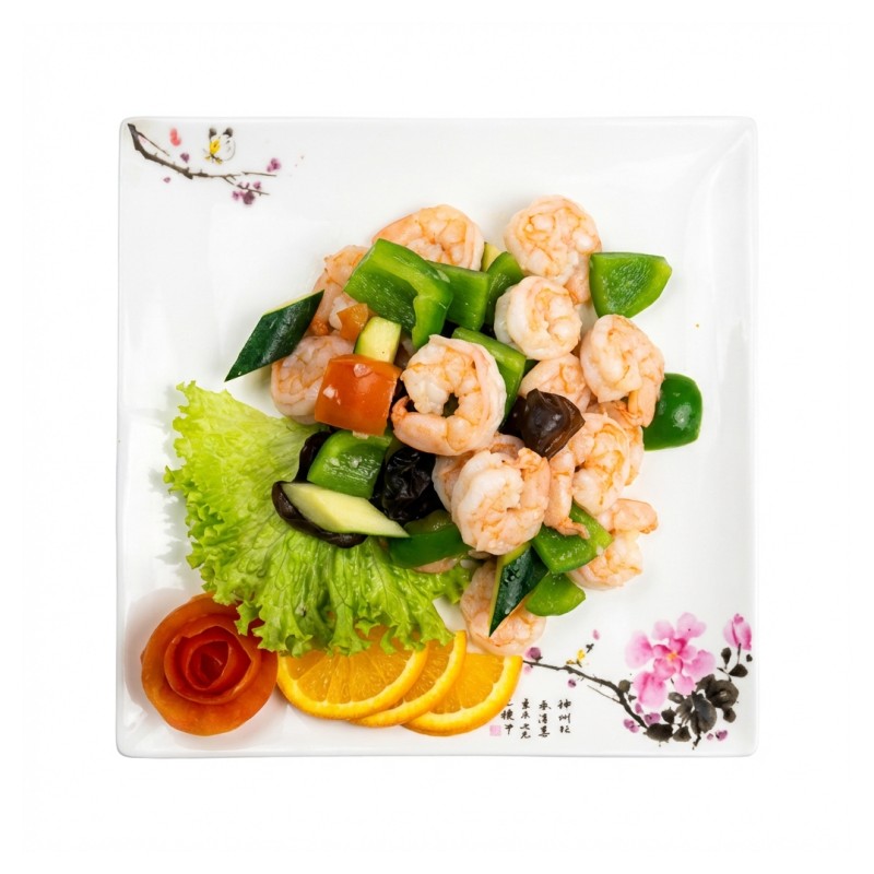 68 Scampis Sautés Aux Legumes