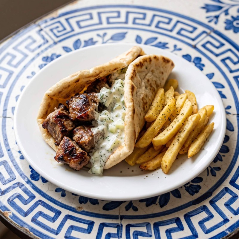 Pita Brochettes D’agneau